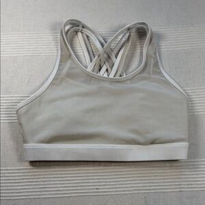 Fabletics Light Gray Sports Bra